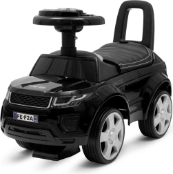 Jeździk dziecięcy SUV Baby Mix Prime czarny z ekoskóry