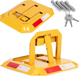 Folding parking lock 30 cm with key and reflective stripes