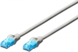 Cavo patch di rete RJ45 cat. 5e U/UTP, 25 m, grigio