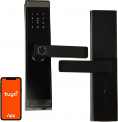 Elektronisches smartes Türschloss mit Tastatur, Fingerabdruckleser und Bluetooth