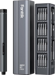 Elektrische set precieze schroevendraaiers Fanttik E1 Max 3,7 V, grijs