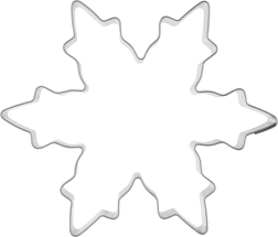 Kovové vykrajovátko sněhová vločka 10 cm