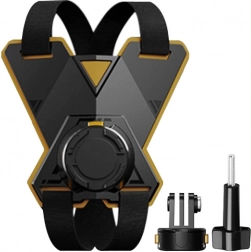 PULUZ mágneses tartó motorkerékpár‑sisakra sportkamerákhoz (beleértve az ACE PRO 2, OSMO ACTION 5 PRO modelleket)