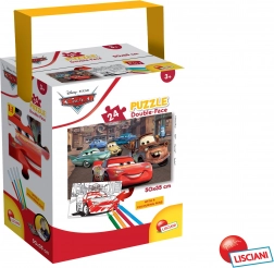 Puzzle per bambini Cars: doppio lato, 24 pezzi