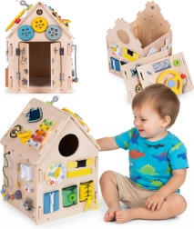 Maison montessori en bois XXL avec 30 activités ECOTOYS