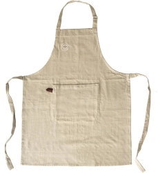 Tablier de cuisine en coton GREENISH avec liens et poche