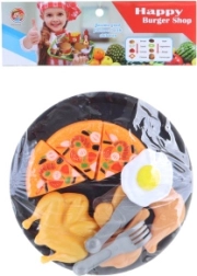 Set di cibo di plastica con vassoio per bambini