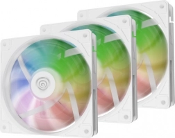 set di tre ventole genesis oxal 120 argb bianco