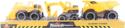 Construction Vehicle Set – Excavator, Dump Truck and Loader (3 pcs)