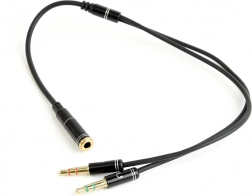 Adattatore audio 4 pin a 2× minijack da 3,5 mm, 0,2 m