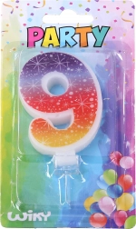 Partykaars nummer 9 sterren