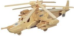 Wooden 3D Puzzle Helicopter