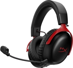 Cuffie da gaming wireless HyperX Cloud III S nero‑rosso