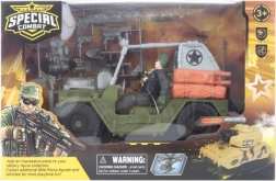 Set militare con jeep