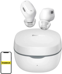 Baseus Bowie WM01 TWS Wireless Earbuds – White