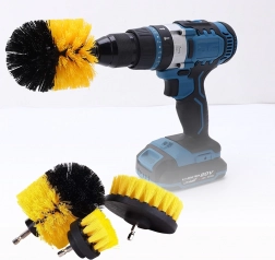 Cleaning brushes for drill and screwdriver - set of 3 pcs