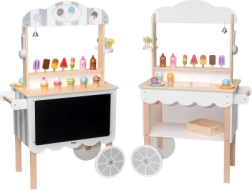 Chiosco mobile di gelati in legno per bambini VIGA