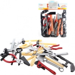 Sacchetto per bambini con attrezzi – set di utensili in plastica per piccoli tuttofare