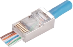Connettore passante schermato RJ45 Cat. 5e (confezione da 100 pz)