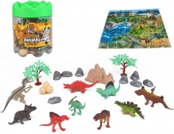 Set of 24 Dinosaurs in a Storage Box
