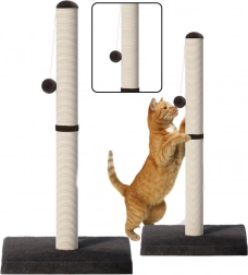 Cat Scratching Post Tower Dark Gray 80 cm x 40 cm