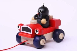 Detoa Little Mole and Winking Wooden Car