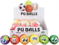 Soft Fruit Ball 7 cm (24 pcs)