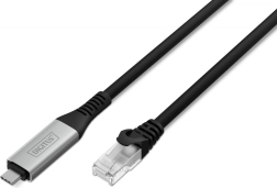 USB‑C naar RJ45-adapter Cat 6A S/FTP, 1 Gbit/s, USB 3.2 Gen 1, LSZH, 2 m