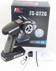 Trasmettitore FlySky GT2G e ricevitore FS-A3 set, 3 canali AFHDS