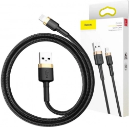 Baseus Cafule polnilni in podatkovni kabel USB–Lightning 3 m 2.4A črno–zlat