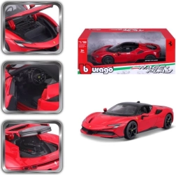 Modello in metallo BBURAGO FERRARI SF90 STRADALE 1:18 rosso