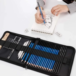 Professional 32-in-1 Drawing Set in Case