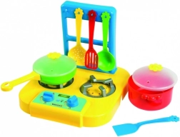 Fornello a gas con pentole PARTY WORLD