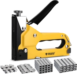 RENEW FORCE Manual Upholstery Stapler with a Set of 4000 Staples and Nails