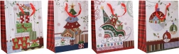 Gift paper bag M Christmas 26 × 32 × 12 cm