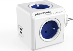 PowerCube Original USB Socket Splitter, Blue