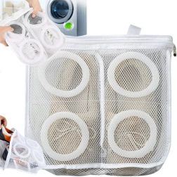 mrežasta vrećica za pranje dječje obuće s patentnim zatvaračem