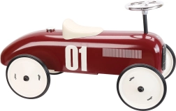 Vilac vintage metal ride-on car bordeaux