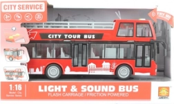 Battery-powered double-decker sightseeing bus