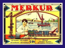 Set di costruzioni in metallo MERKUR classic – 183 modelli