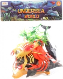 Zestaw morskich zwierzątek w woreczku