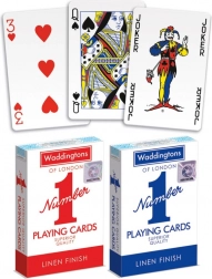 Waddingtons Cards Number 1 Red/Blue