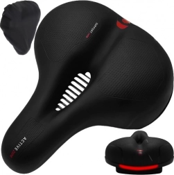 Trizand comfortable bicycle saddle with ventilation and waterproof cover