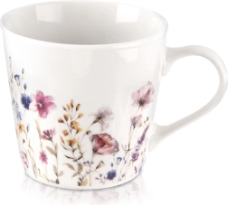 Porcelænskop med blomstermotiv 430 ml
