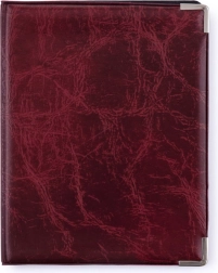 Decorative glossy document holder