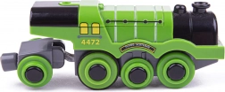 Locomotiva elettrica Bigjigs Rail Flying Scotsman verde