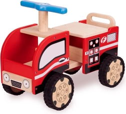Wooden Ride-On Fire Truck