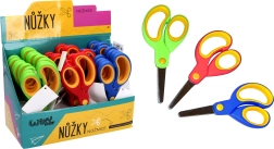 Children's school scissors 13 cm with rubber grip