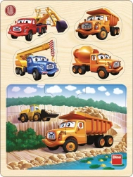 Dino houten puzzel Tatra in de groeve 13 stukjes