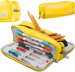 School triple-compartment case 3-in-1 – Yellow